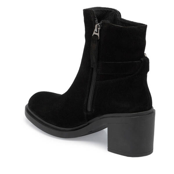 Siyah Süet Deri Kadın Casual Bot - K24K1BT67746-A01 - 2