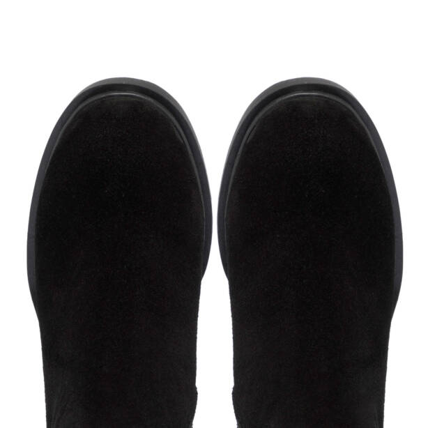 Siyah Süet Deri Kadın Casual Bot - K24K1BT67746-A01 - 5