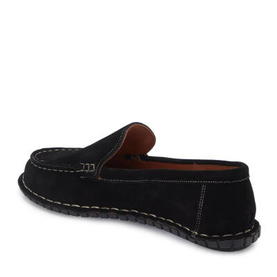  Siyah Süet Deri Kadın Loafer - K25I1AY68010-A01 - 2