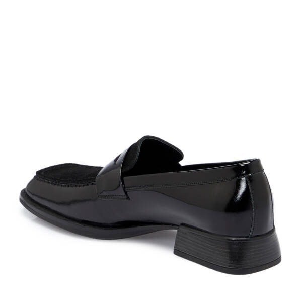 Siyah Süet Deri Kadın Makosen - K25S1AY68214-A01 - 2