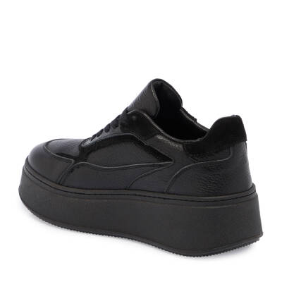  Siyah Süet Deri Kadın Sneaker - K23S1AY66915-W19 - 2