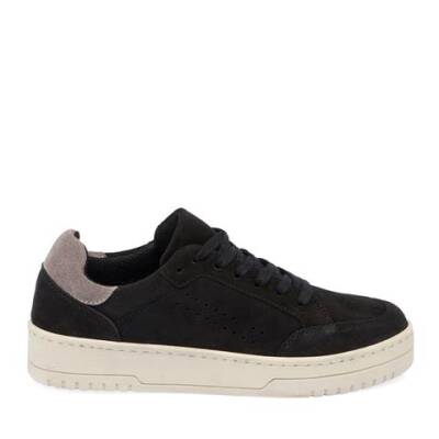  Siyah Süet Deri Kadın Sneaker - K23S1AY66980-A01 - 3