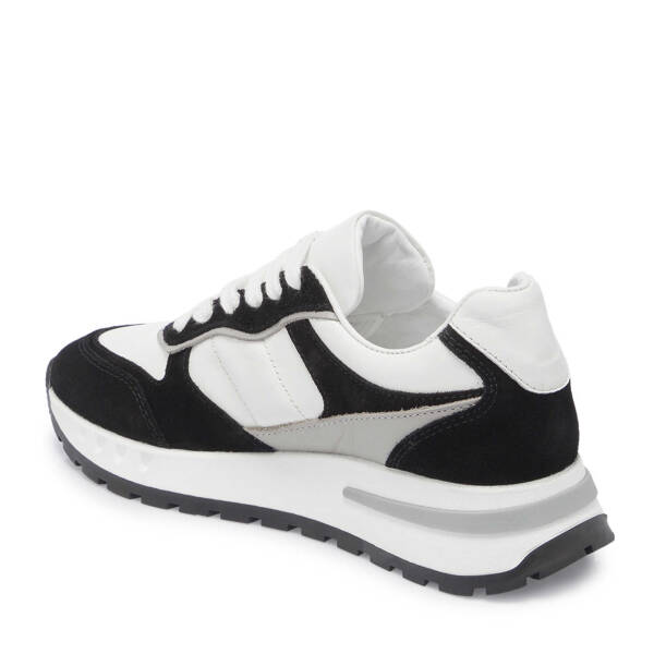 Siyah Hakiki Süet Deri Kadın Sneaker - K24I1AY67136-A01 - 3
