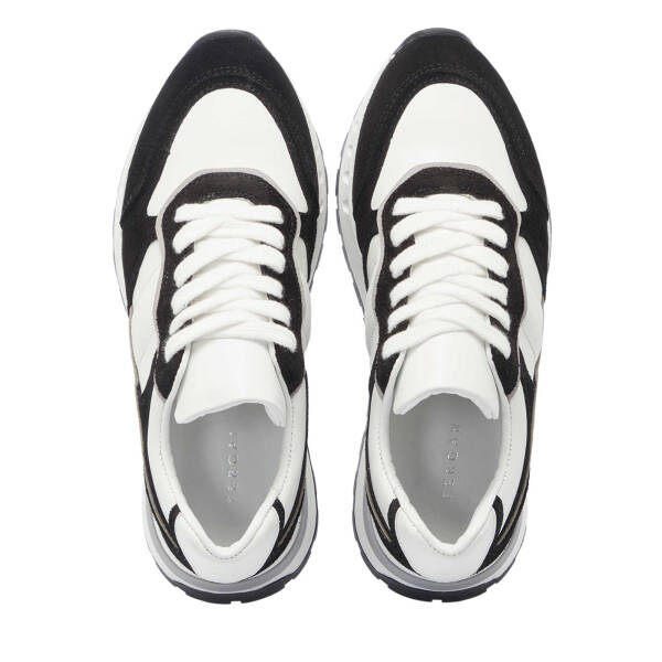 Siyah Hakiki Süet Deri Kadın Sneaker - K24I1AY67136-A01 - 5