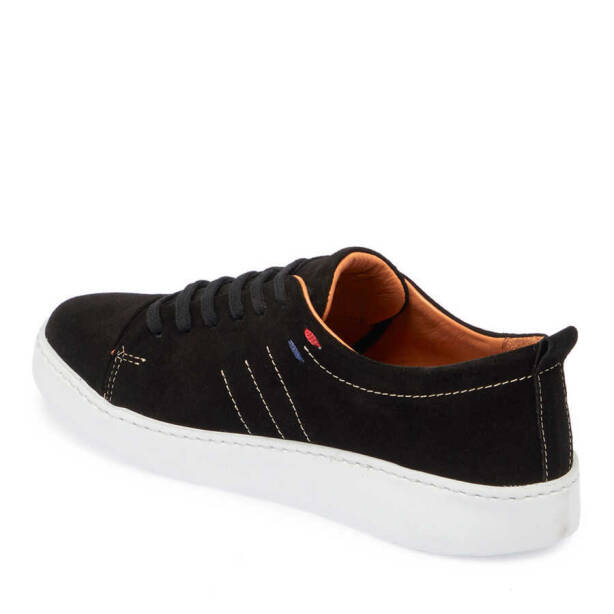 Siyah Süet Deri Kadın Sneaker - K24I1AY67337-A01 - 2