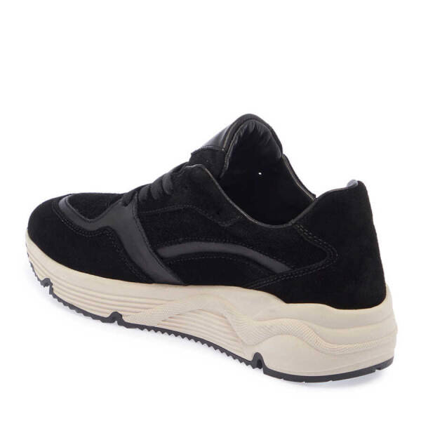 Siyah Hakiki Süet Deri Kadın Sneaker - K24I1AY67495-A01 - 3