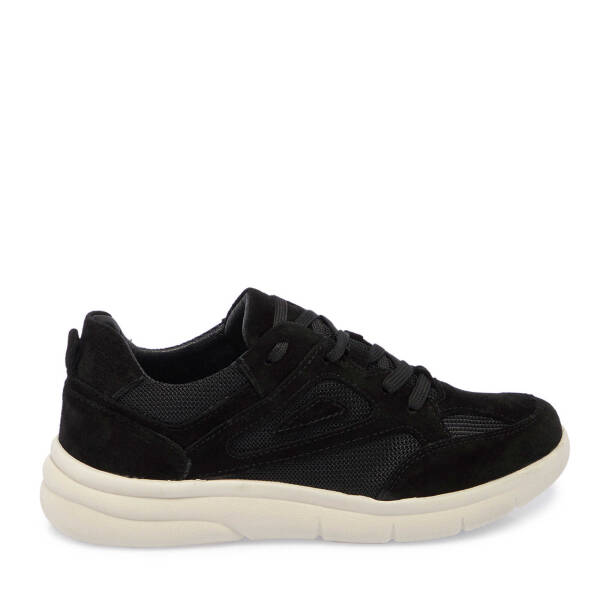 Siyah Süet Deri Kadın Sneaker - K24S1AY67644-A01 - 1