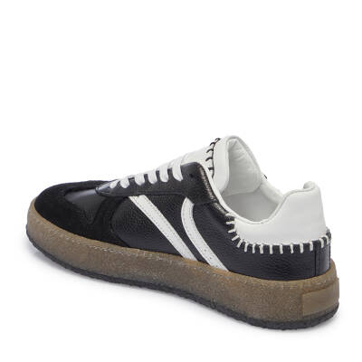 Siyah Süet Deri Kadın Sneaker - K25I1AY68025-A01 - 2