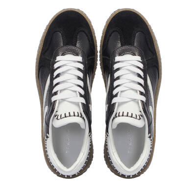Siyah Süet Deri Kadın Sneaker - K25I1AY68025-A01 - 5