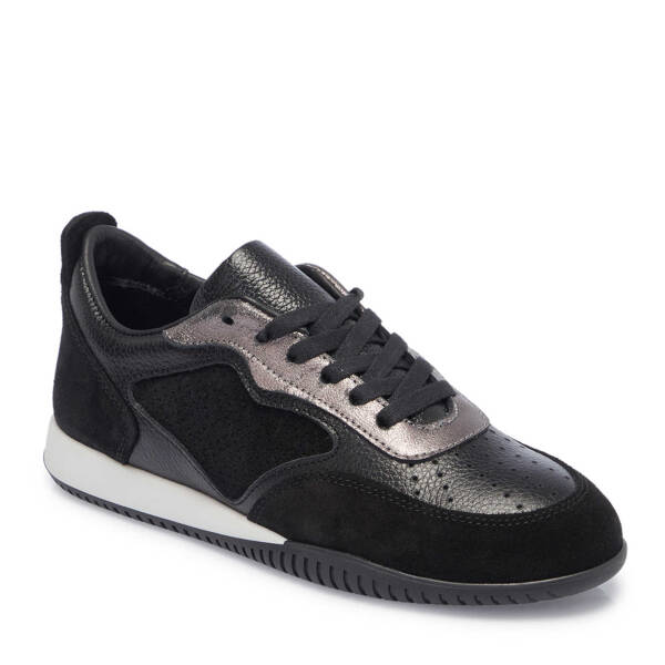 Siyah Hakiki Süet Deri Kadın Sneaker - K25I1AY68031-A01 - 2