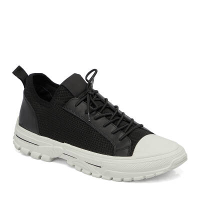  Siyah Tekstil Erkek Sneaker - E22I1AY55588-I46 