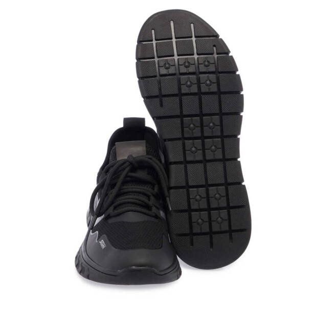 Siyah Tekstil Erkek Sneaker - E24I1AY56613-I46 - 4