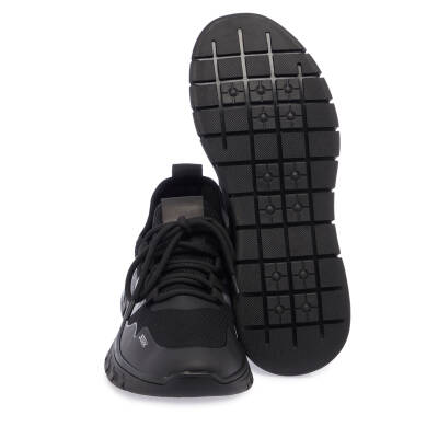  Siyah Tekstil Erkek Sneaker - E24I1AY56613-I46 - 4