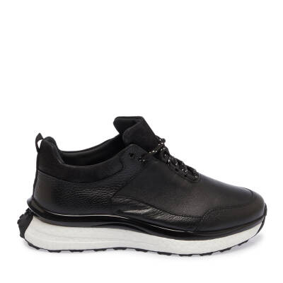 Siyah Tekstil Erkek Sneaker - E24I1AY56798-A23 - 3