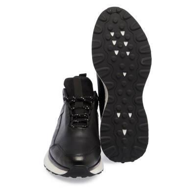 Siyah Tekstil Erkek Sneaker - E24I1AY56798-A23 - 4
