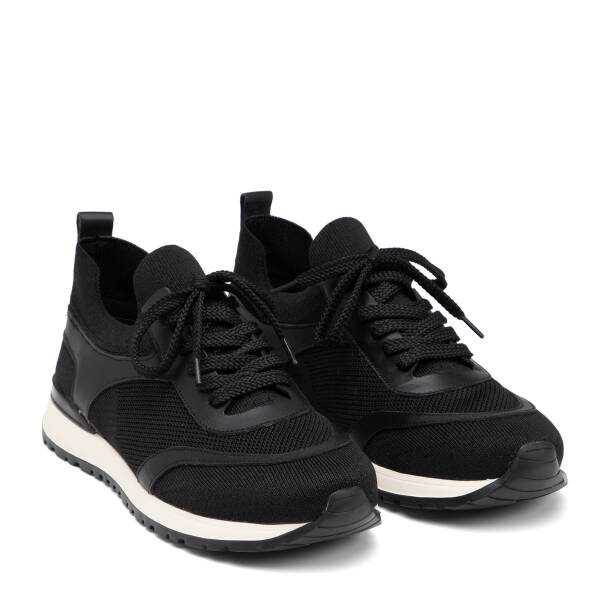 Siyah Tekstil Erkek Sneaker - E26I1AY57640-O8X - Tergan