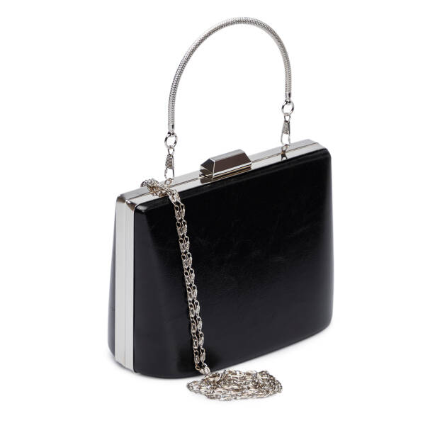 Siyah Tekstil Kadın Abiye Çanta - S26Y1AB79547-O3C - Tergan