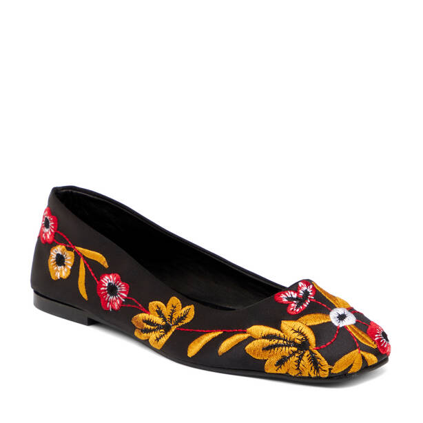 Siyah Tekstil Kadın Babet - K25I1BB68077-A10 - 2