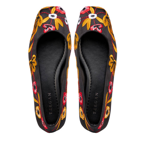 Siyah Tekstil Kadın Babet - K25I1BB68077-A10 - 5