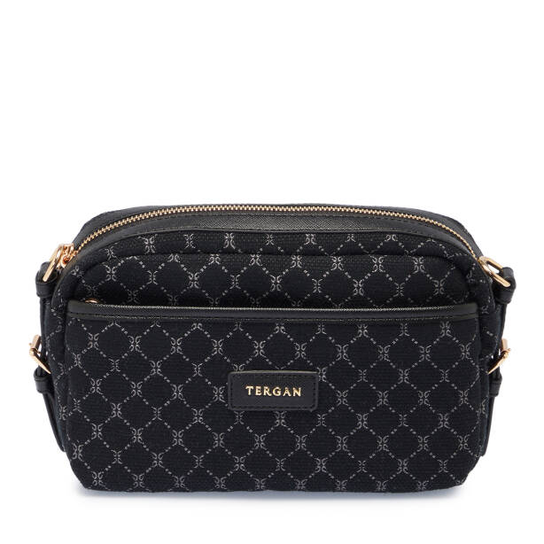 Siyah Tekstil Kadın Çapraz Askılı Çanta - S25K1TWC0711-R0P 