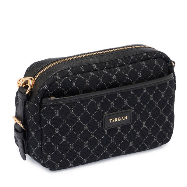 Siyah Tekstil Kadın Çapraz Askılı Çanta - S25K1TWC0711-R0P - 2