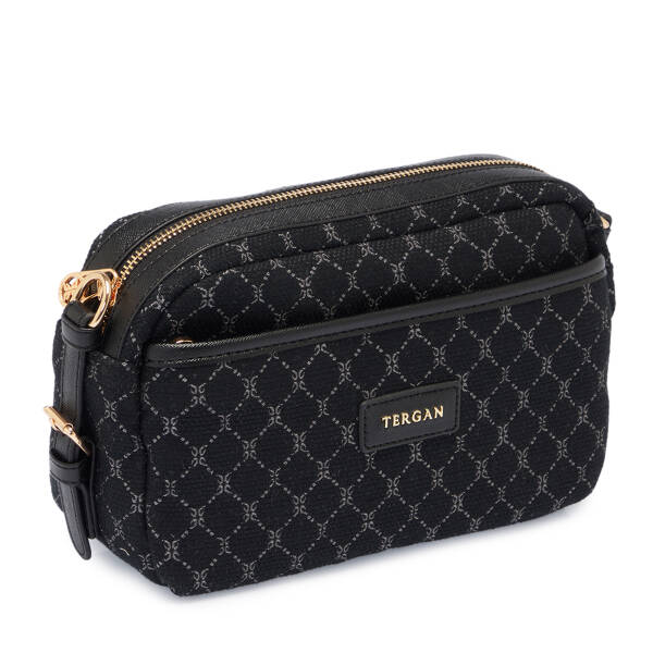 Siyah Tekstil Kadın Çapraz Askılı Çanta - S25K1TWC0711-R0P - 2