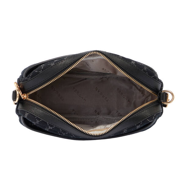 Siyah Tekstil Kadın Çapraz Askılı Çanta - S25K1TWC0711-R0P - 4