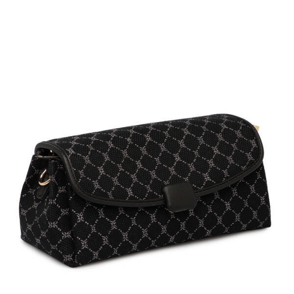 Siyah Tekstil Kadın Çapraz Askılı Çanta - S25K1TWC0718-R0P - 2