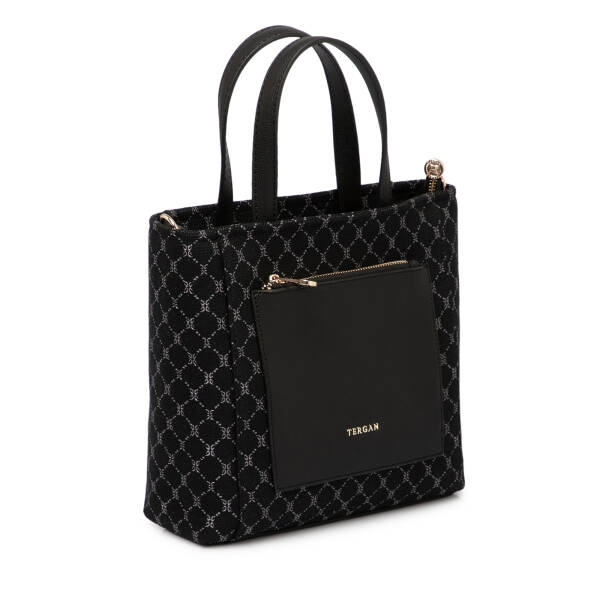 Siyah Tekstil Kadın Çapraz Askılı Çanta - S25K1TWC0719-R0P - 2