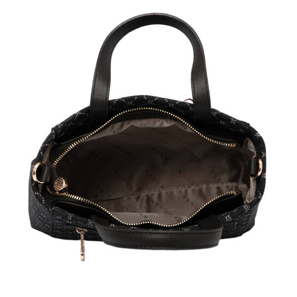 Siyah Tekstil Kadın Çapraz Askılı Çanta - S25K1TWC0719-R0P - 4