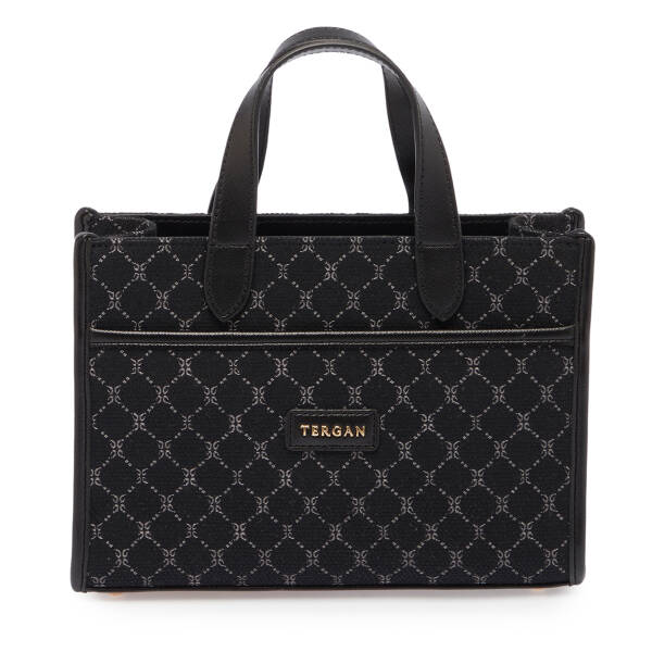 Siyah Tekstil Kadın El Çantası - S25K1TWC0703-R0P - 1