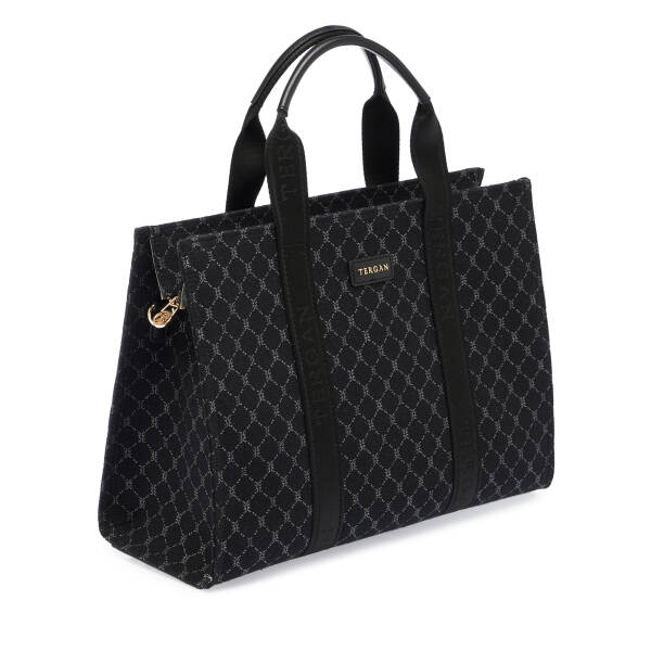 Siyah Tekstil Kadın El Çantası - S25K1TWC0709-R0P - 2