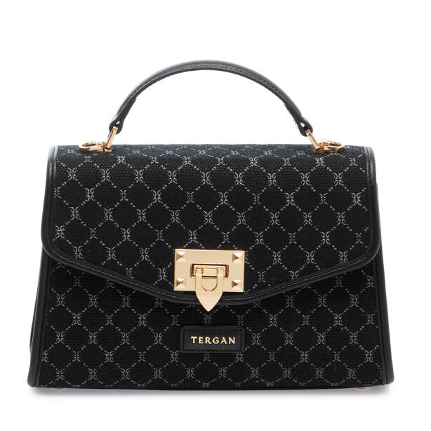 Siyah Tekstil Kadın El Çantası - S25K1TWC0714-R0P 