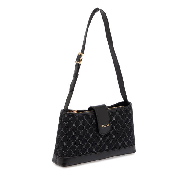 Siyah Tekstil Kadın Omuz Çantası - S25K1TWC0704-R0P - 2