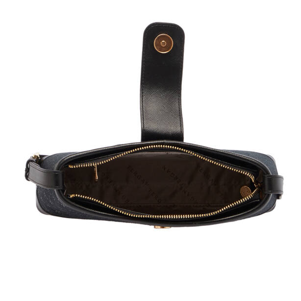 Siyah Tekstil Kadın Omuz Çantası - S25K1TWC0704-R0P - 4