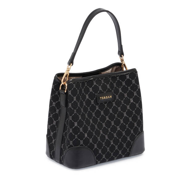 Siyah Tekstil Kadın Omuz Çantası - S25K1TWC0710-R0P - 2