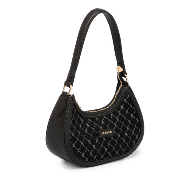 Siyah Tekstil Kadın Omuz Çantası - S25K1TWC0721-R0P - 2