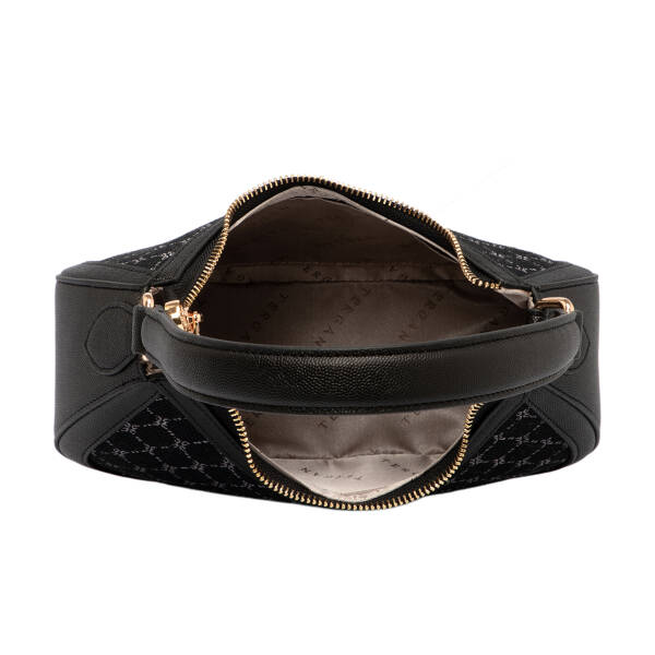 Siyah Tekstil Kadın Omuz Çantası - S25K1TWC0721-R0P - 4