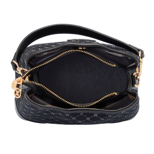 Siyah Tekstil Kadın Omuz Çantası - S26Y1TWC0710-R0P - 4