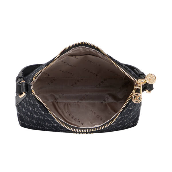 Siyah Tekstil Kadın Omuz Çantası - S26Y1TWC0722-R0P - 4