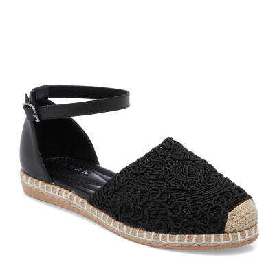 Siyah Tekstil Kadın Sandalet - K25Y1SN67862-I46 