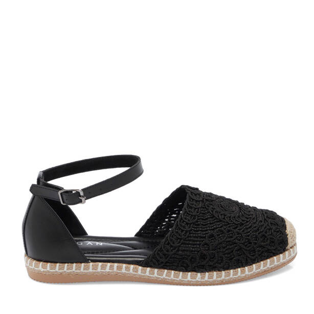 Siyah Tekstil Kadın Sandalet - K25Y1SN67862-I46 