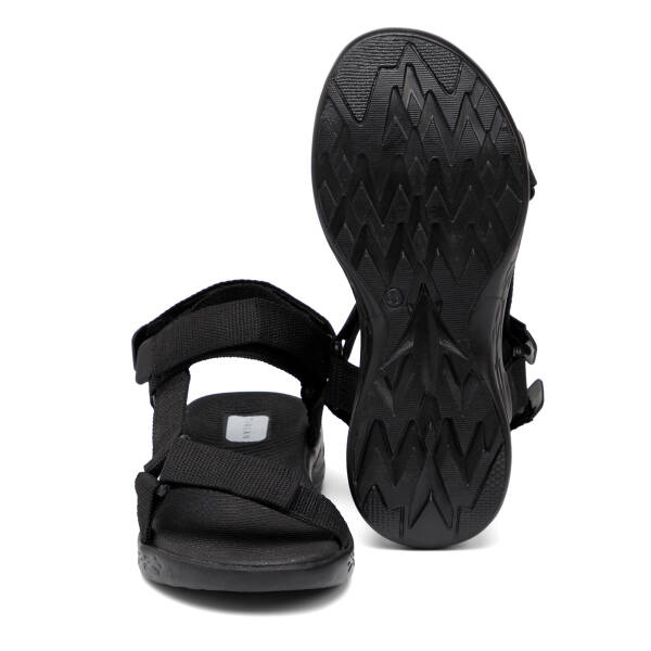 Siyah Tekstil Kadın Sandalet - K25Y1SN67866-I46 - 4