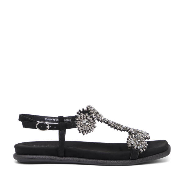 Siyah Tekstil Kadın Sandalet - K26Y1SN68728-I46 - 1