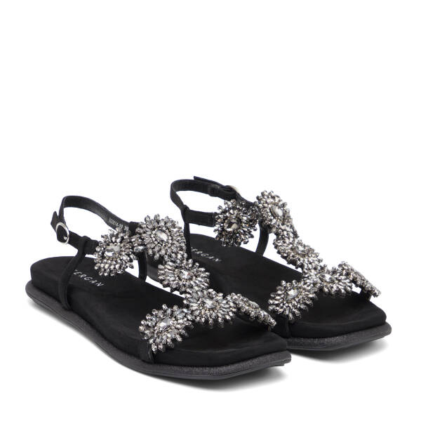 Siyah Tekstil Kadın Sandalet - K26Y1SN68728-I46 - 2