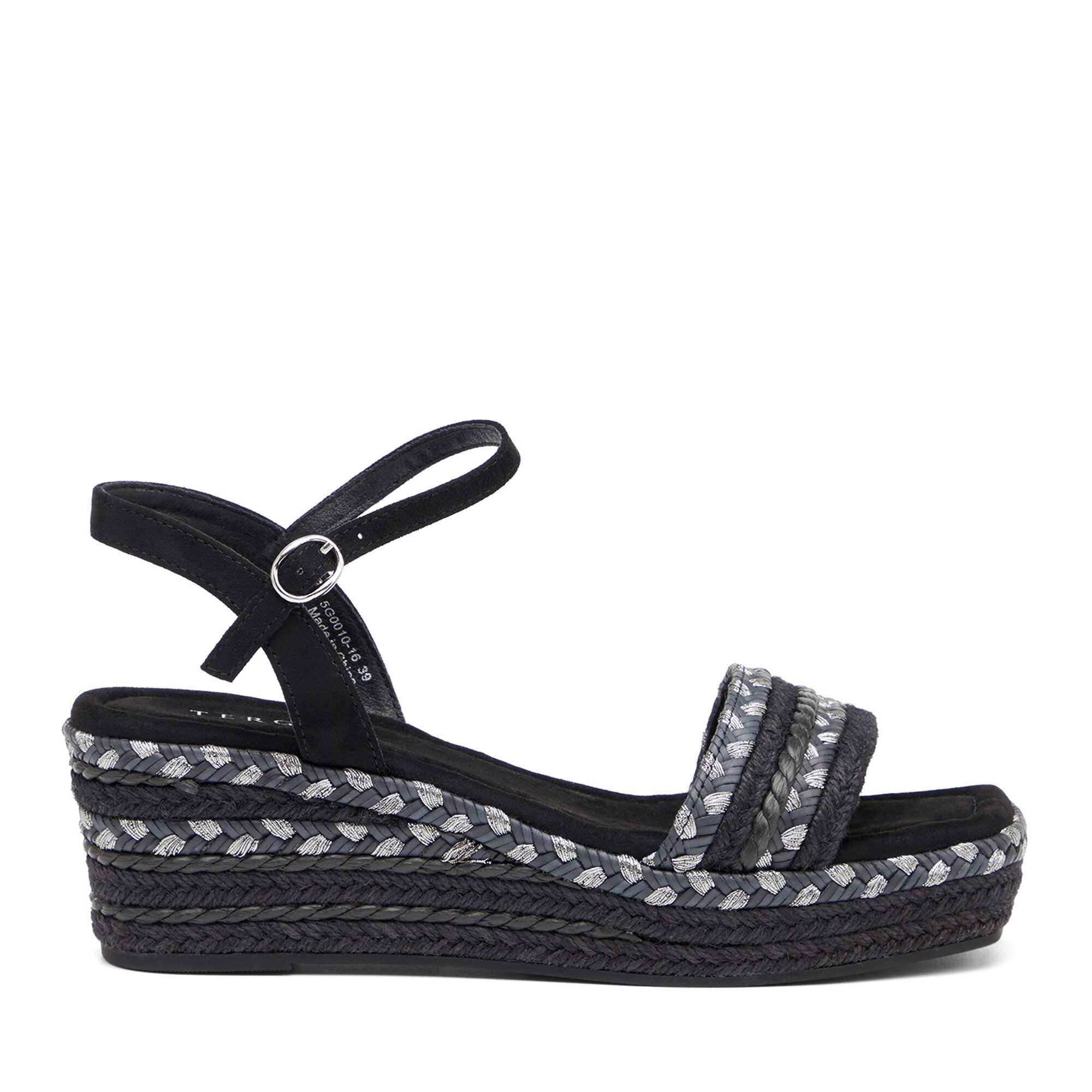 Siyah Tekstil Kadın Sandalet - K26Y1SN68731-I46