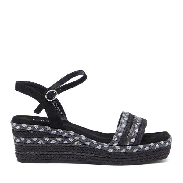 Siyah Tekstil Kadın Sandalet - K26Y1SN68731-I46 - 1