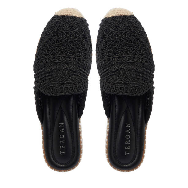 Siyah Tekstil Kadın Terlik - K25Y1TR67863-I46 - 5