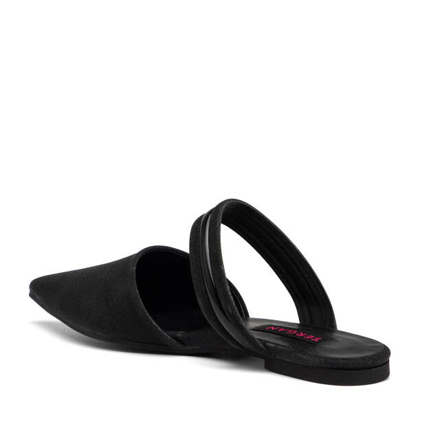 Siyah Tekstil Kadın Terlik - K25Y1TR68003-B1P - Tergan