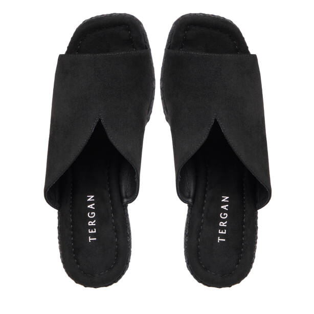 Siyah Tekstil Kadın Terlik - K26Y1TR68727-I46 - 5